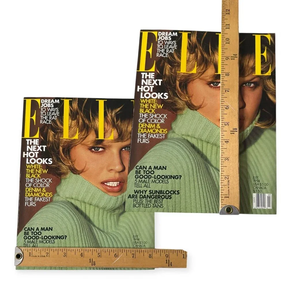 Vintage ELLE Magazine July 1994 – 90s Fashion